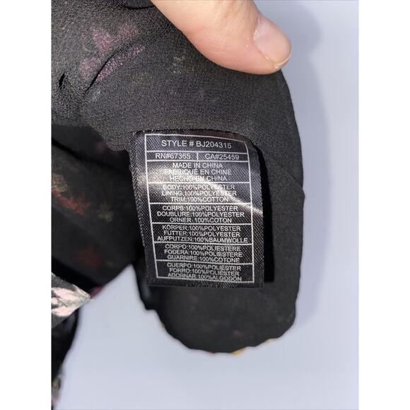 BB Dakota Womens Bloom Town Printed Scalloped Trim Sleeveless Tank Top Small - Picture 5 of 9